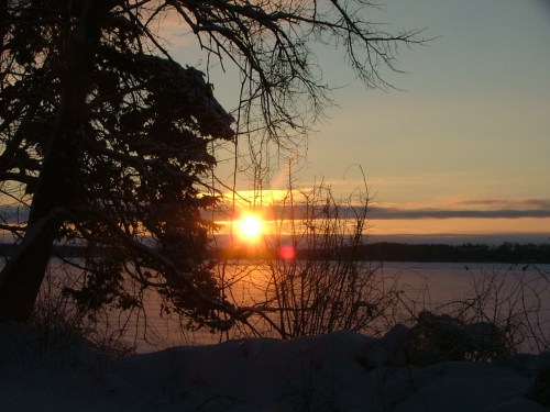 february 8th, 2013, sunrise over frozen green lake 017